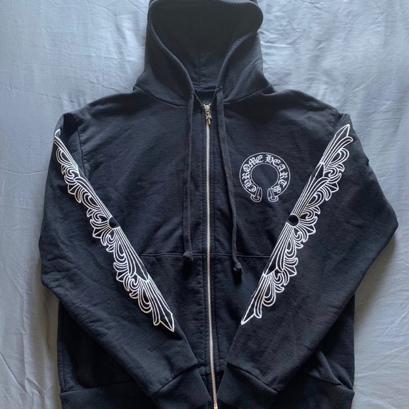 Chrome Hearts zip up hoodie